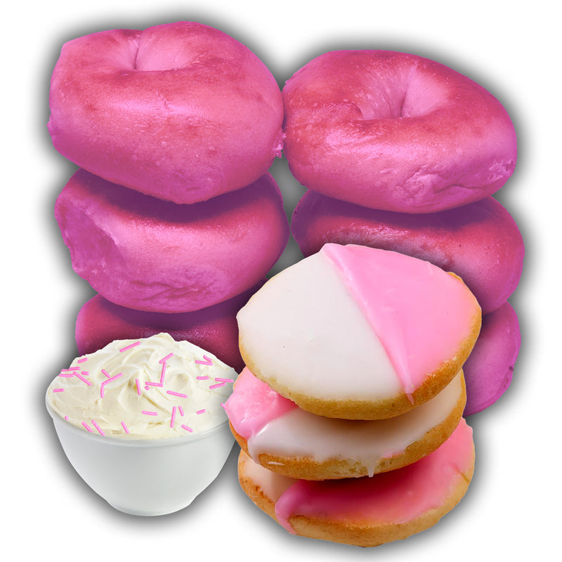 Pink Bagels, Pink Cookies & More