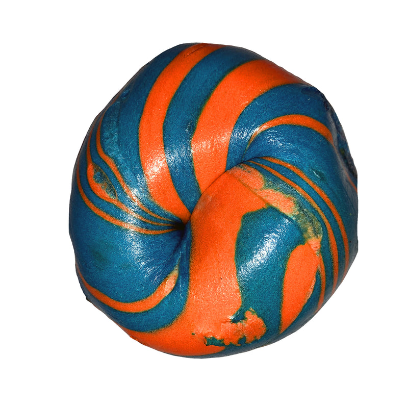 1 Dozen Blue & Orange New York Basketball Bagels