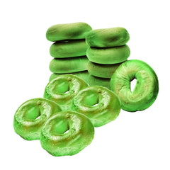 1 Dozen Green St Patrick's Day Bagels