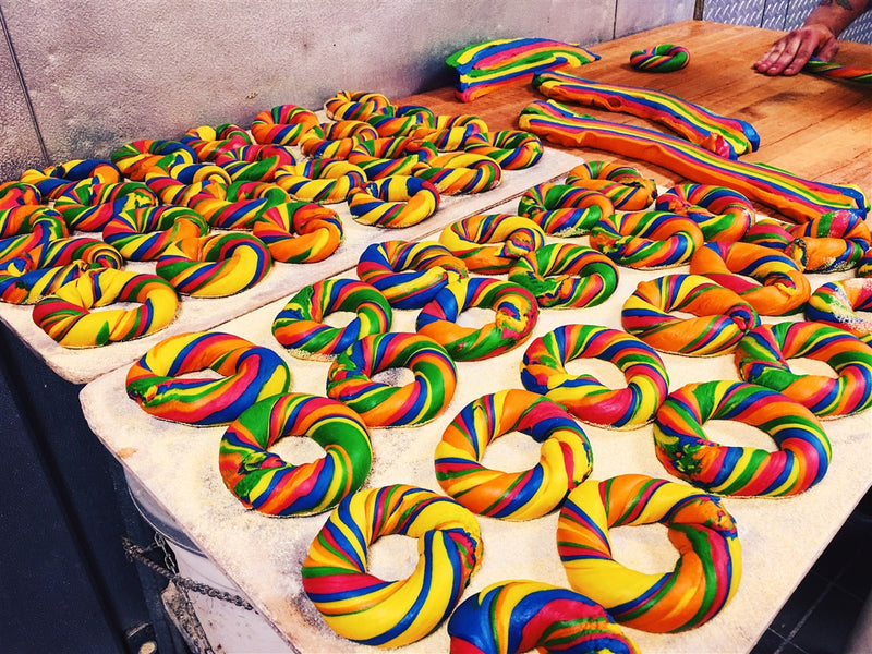 1 Dozen Rainbow Bagels